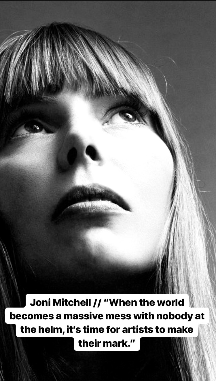 Photo of Joni Mitchell