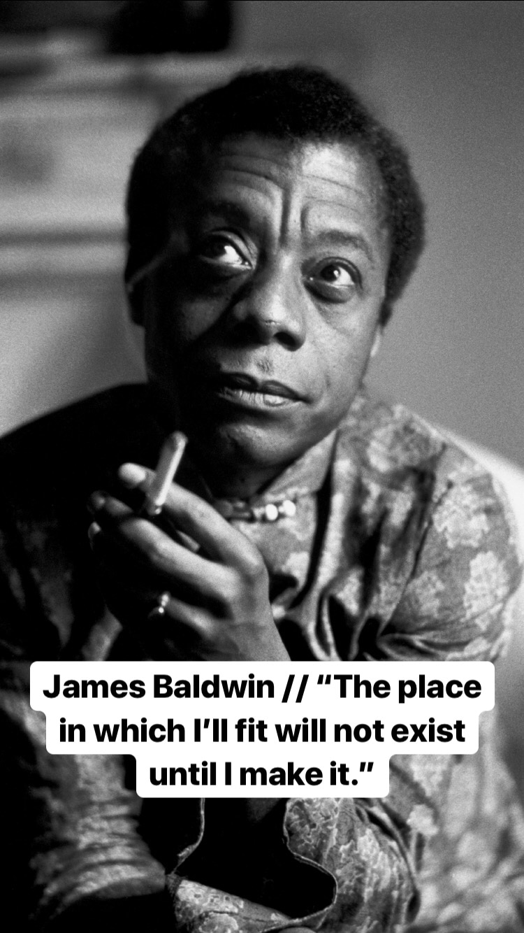 Photo of James Baldwin