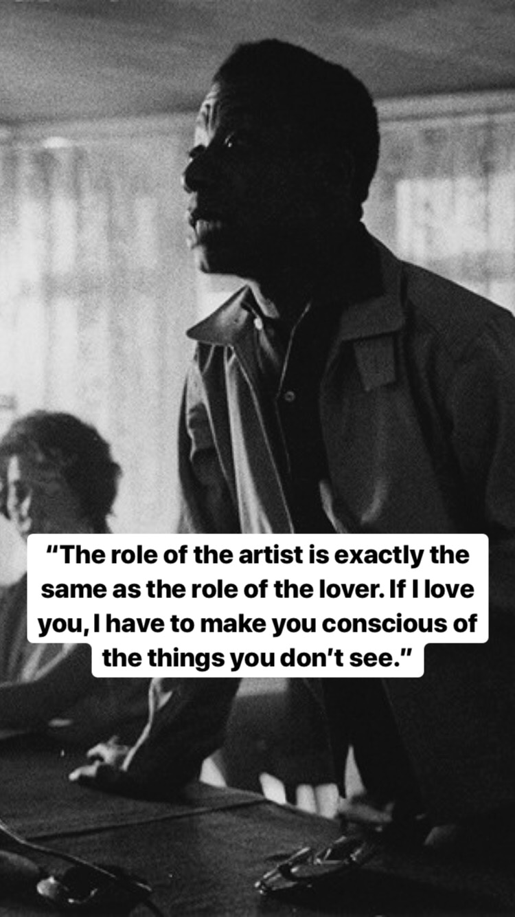 Photo of James Baldwin