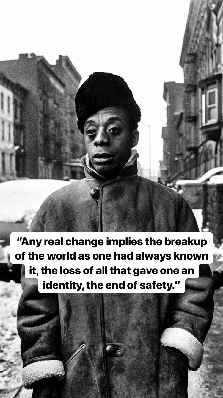 Photo of James Baldwin