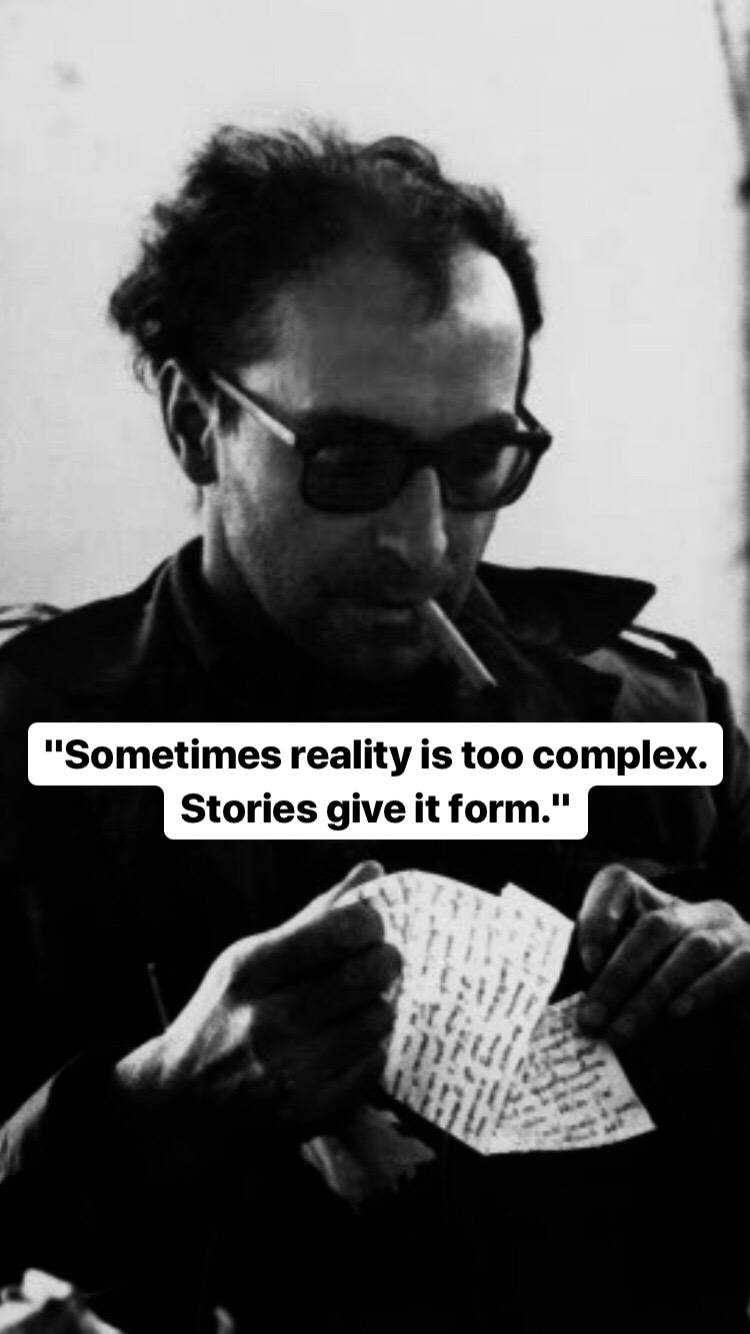 Photo of Jean-Luc Godard