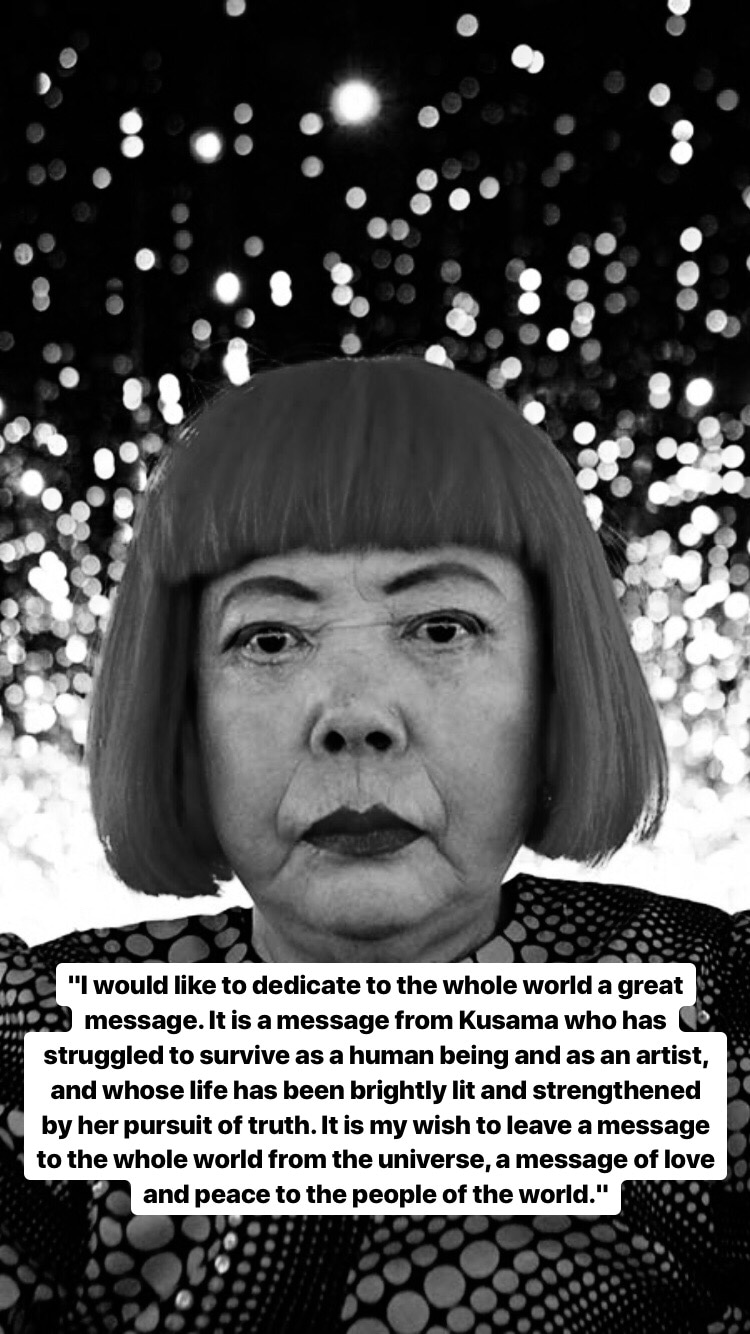 Photo of Yayoi Kusama