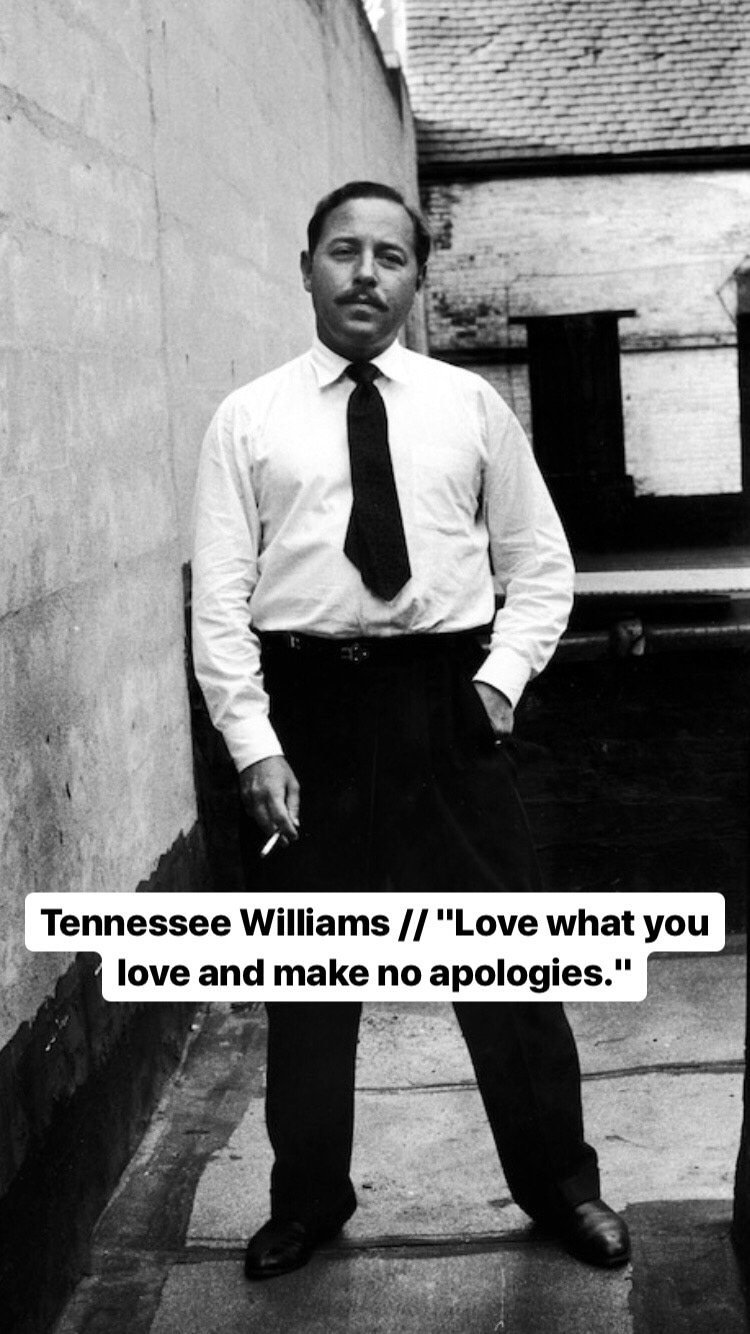 Photo of Tennessee Williams