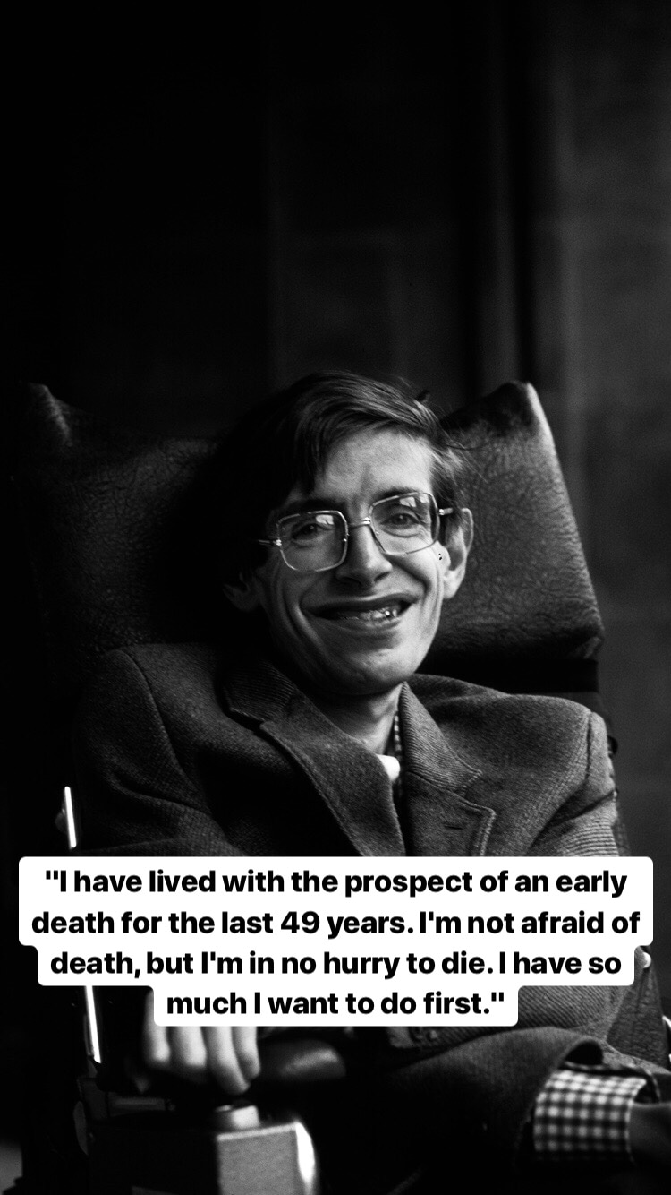 Photo of Stephen Hawking