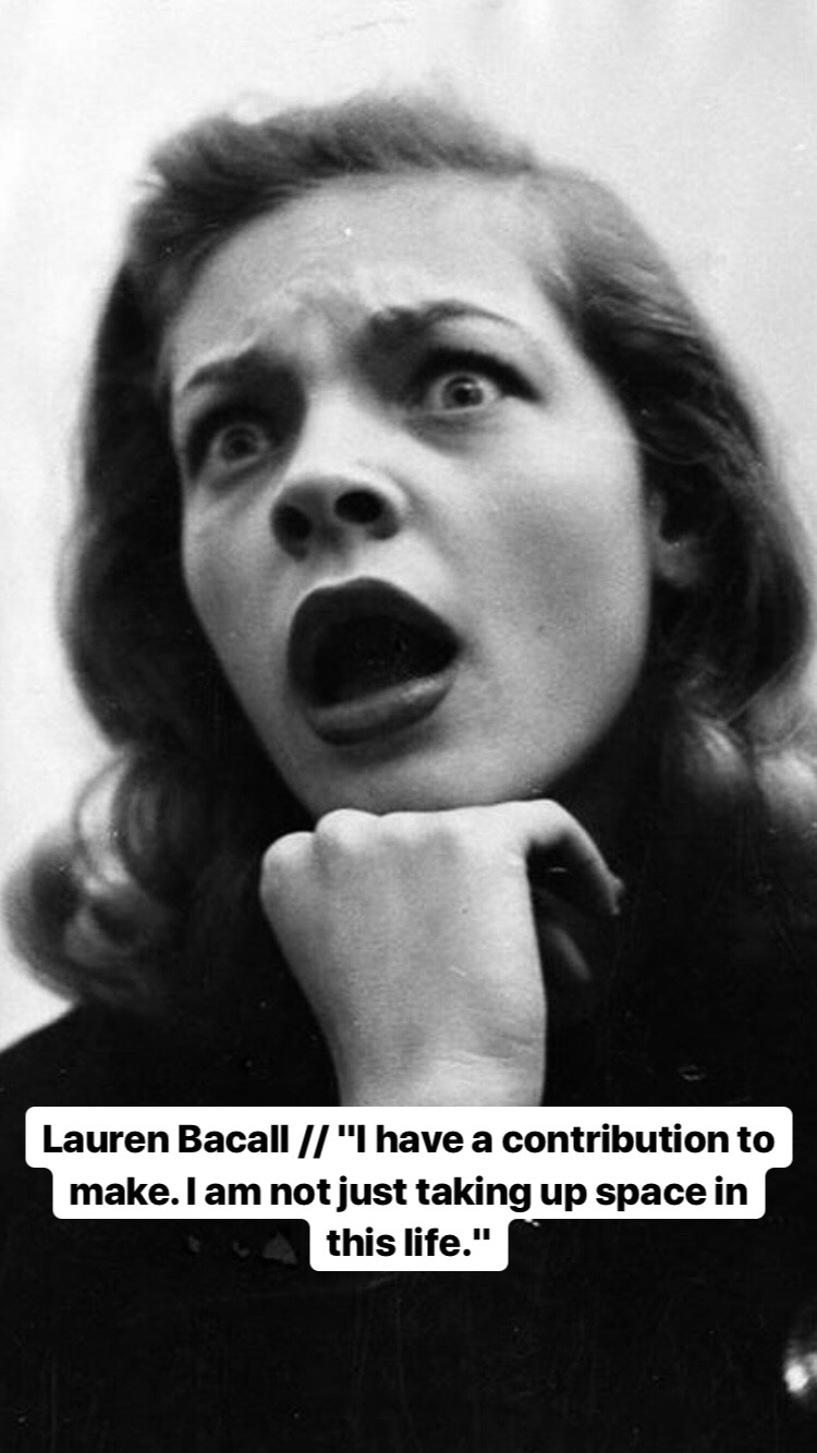 Photo of Lauren Bacall