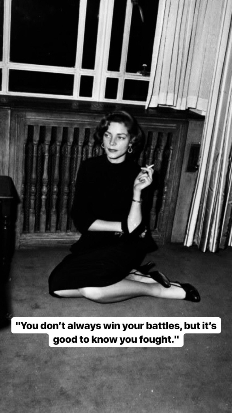 Photo of Lauren Bacall