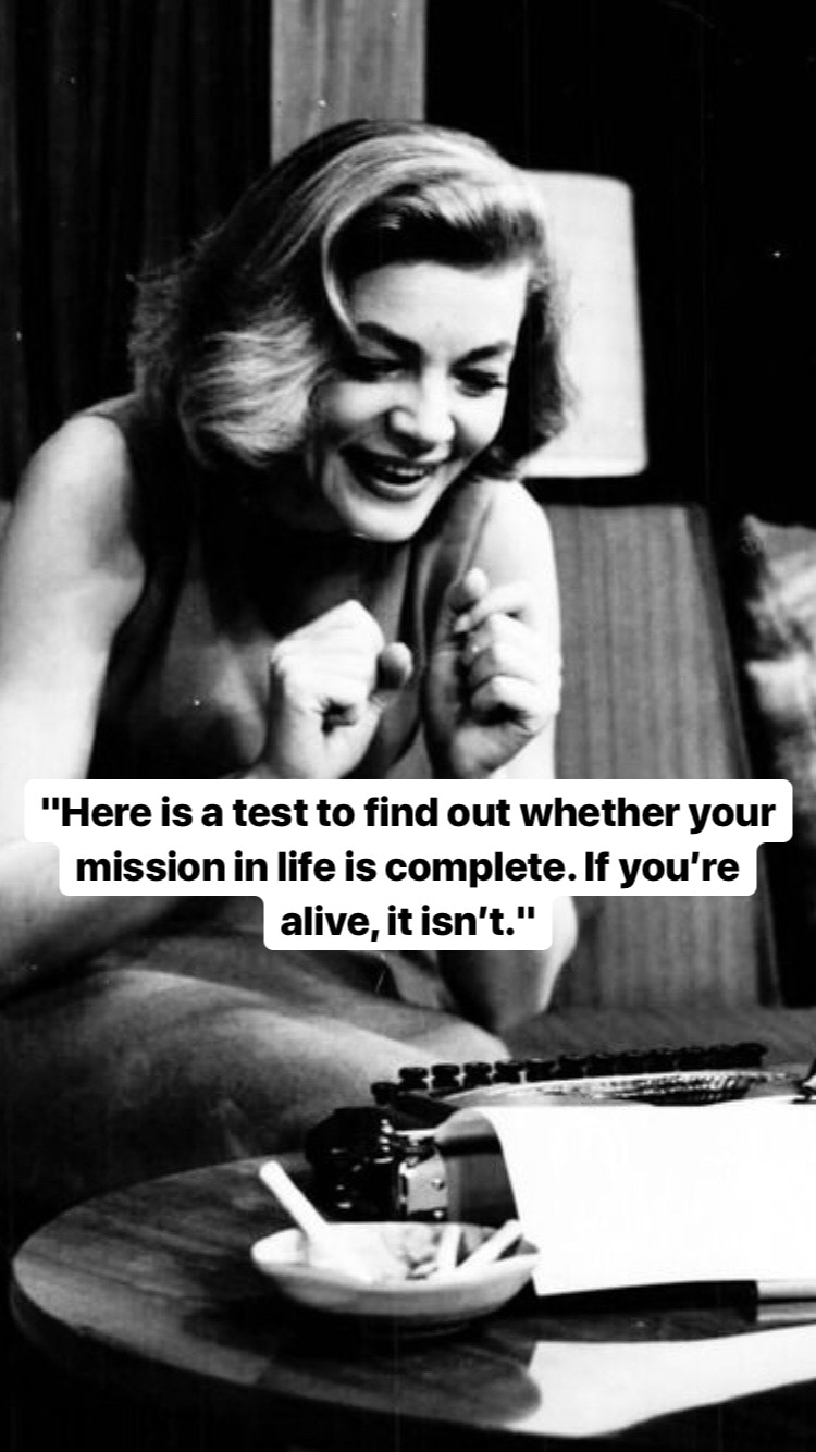 Photo of Lauren Bacall