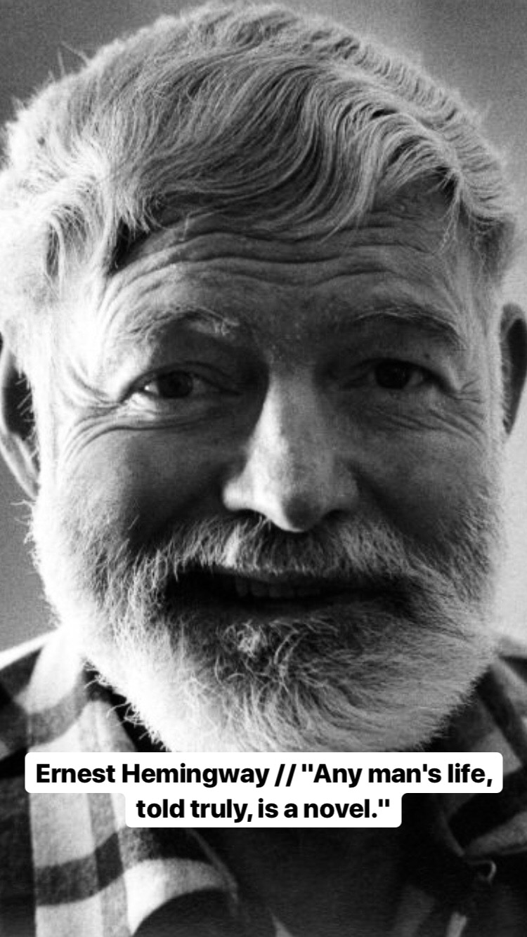 Photo of Ernest Hemingway