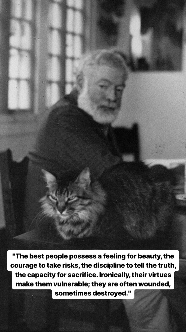 Photo of Ernest Hemingway