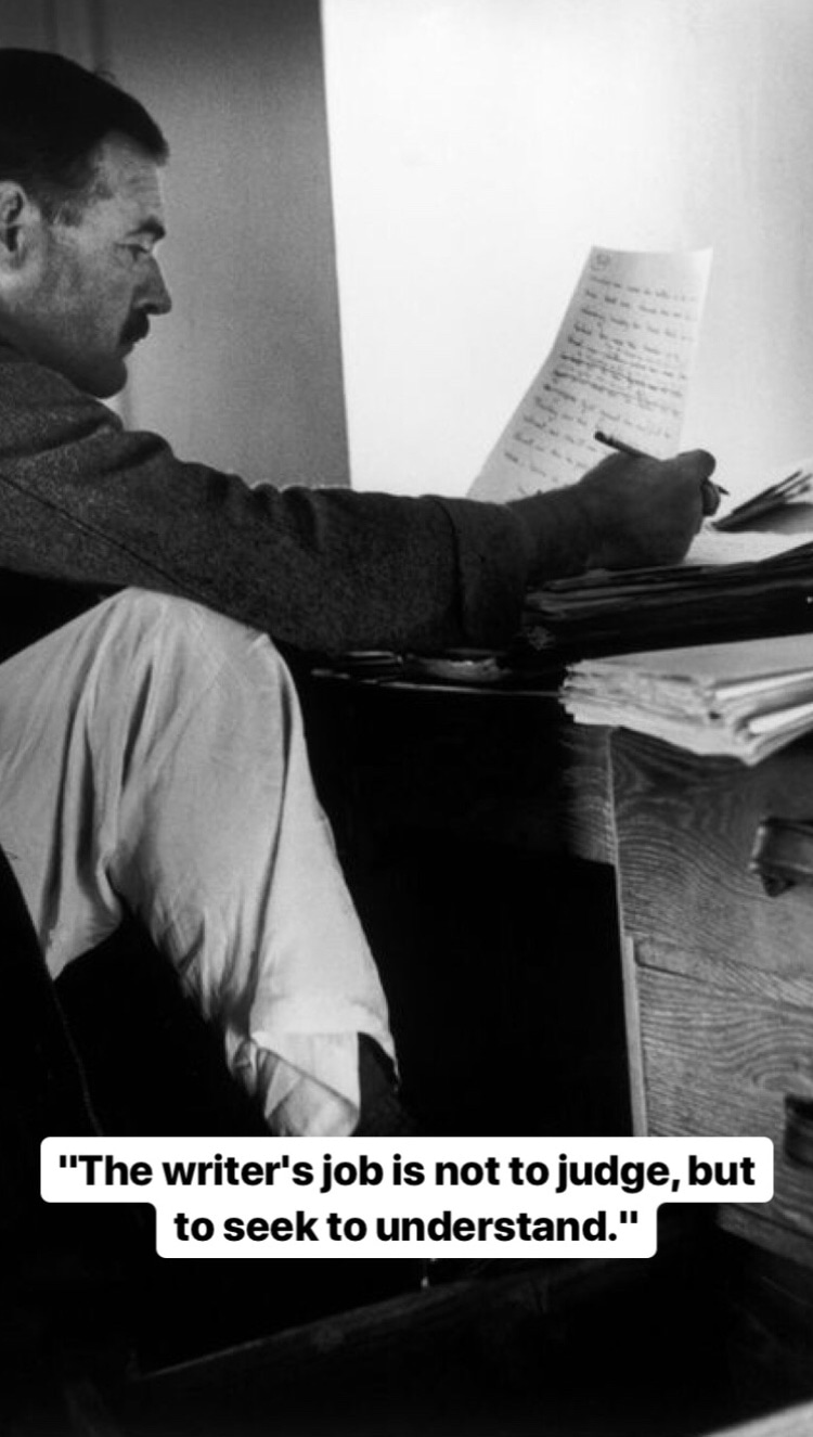 Photo of Ernest Hemingway