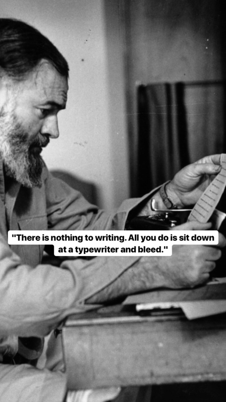 Photo of Ernest Hemingway