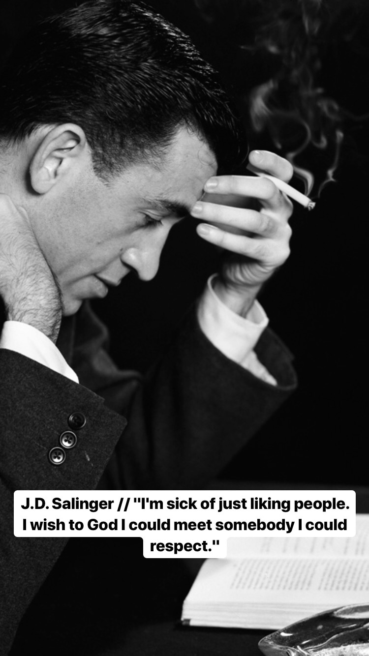 Photo of J.D. Salinger