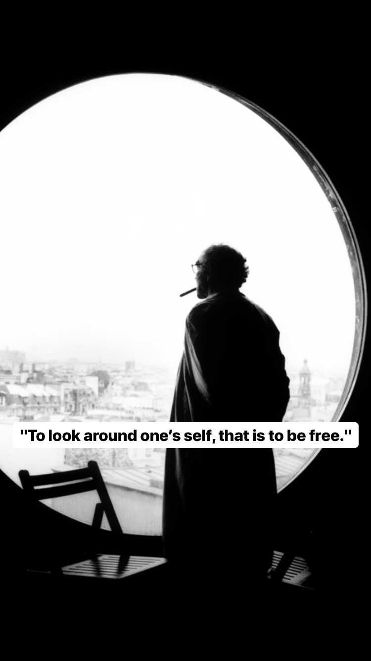 Photo of Jean-Luc Godard