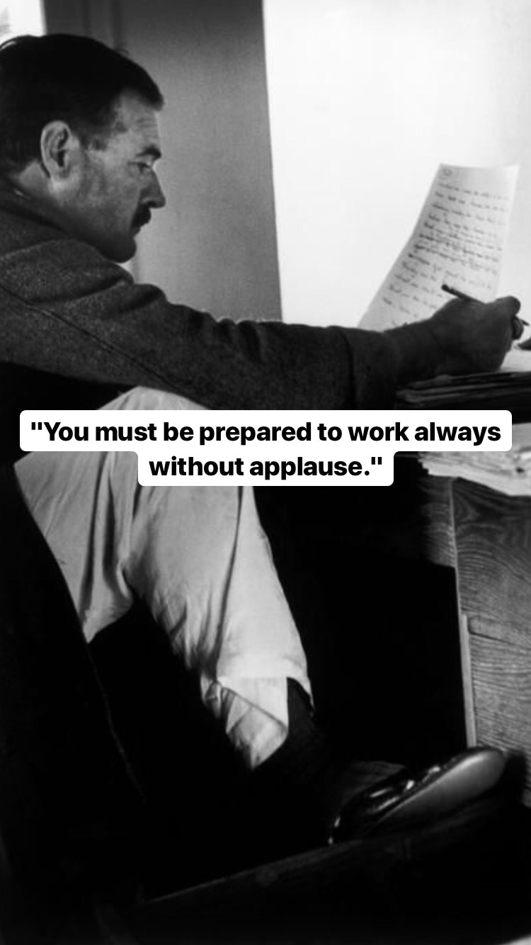 Photo of Ernest Hemingway