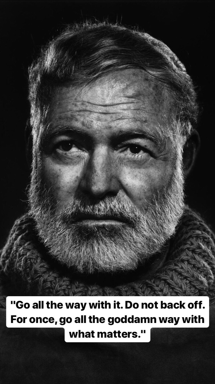 Photo of Ernest Hemingway