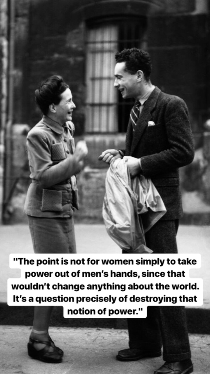 Photo of Simone de Beauvoir