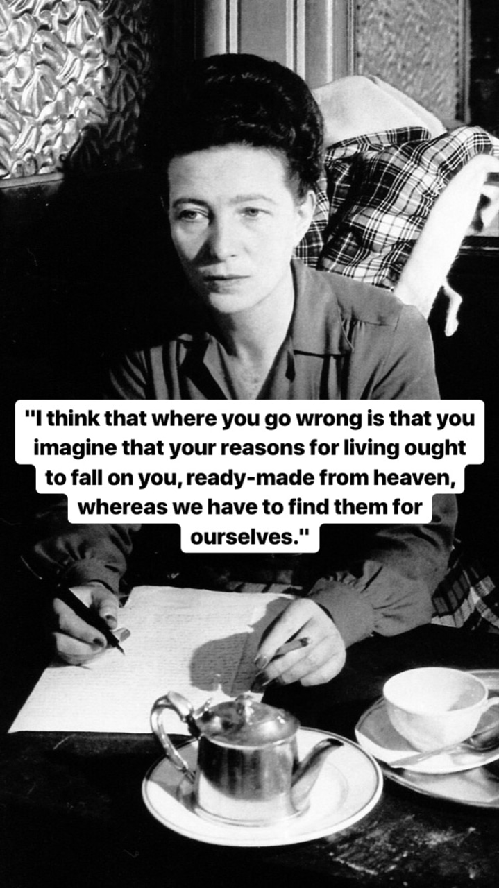 Photo of Simone de Beauvoir