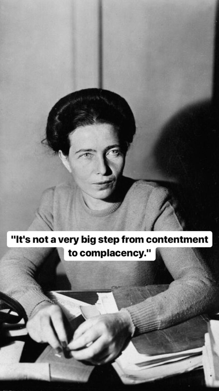 Photo of Simone de Beauvoir