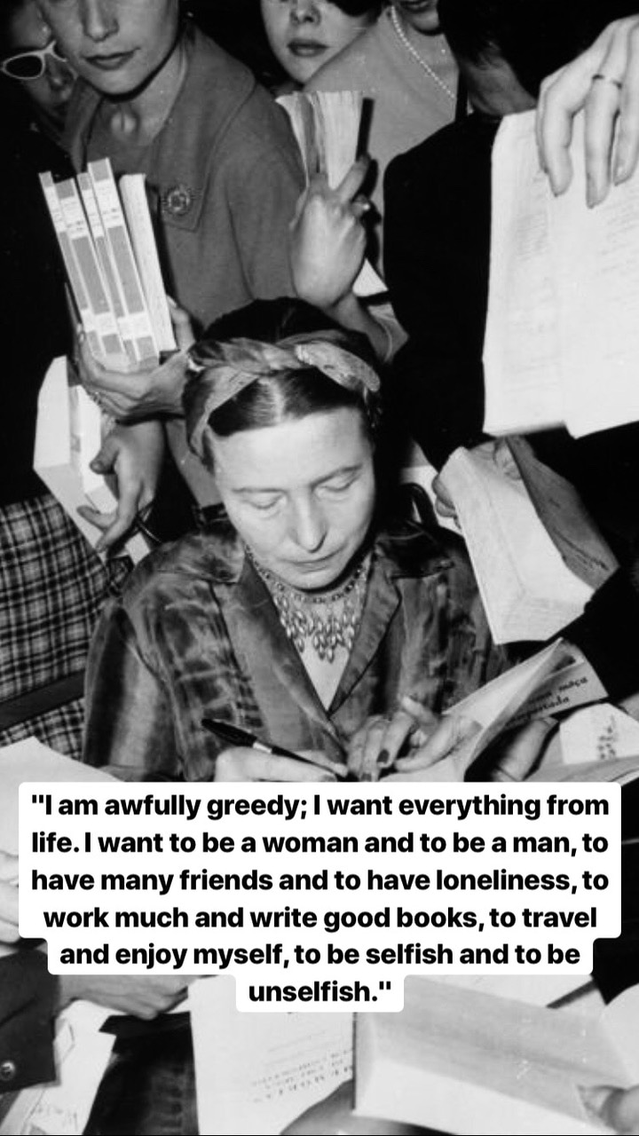 Photo of Simone de Beauvoir