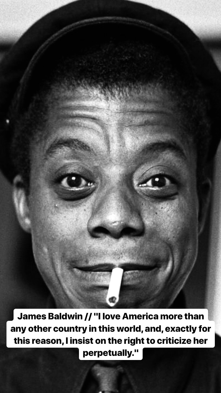 Photo of James Baldwin