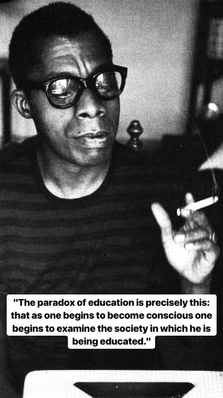 Photo of James Baldwin