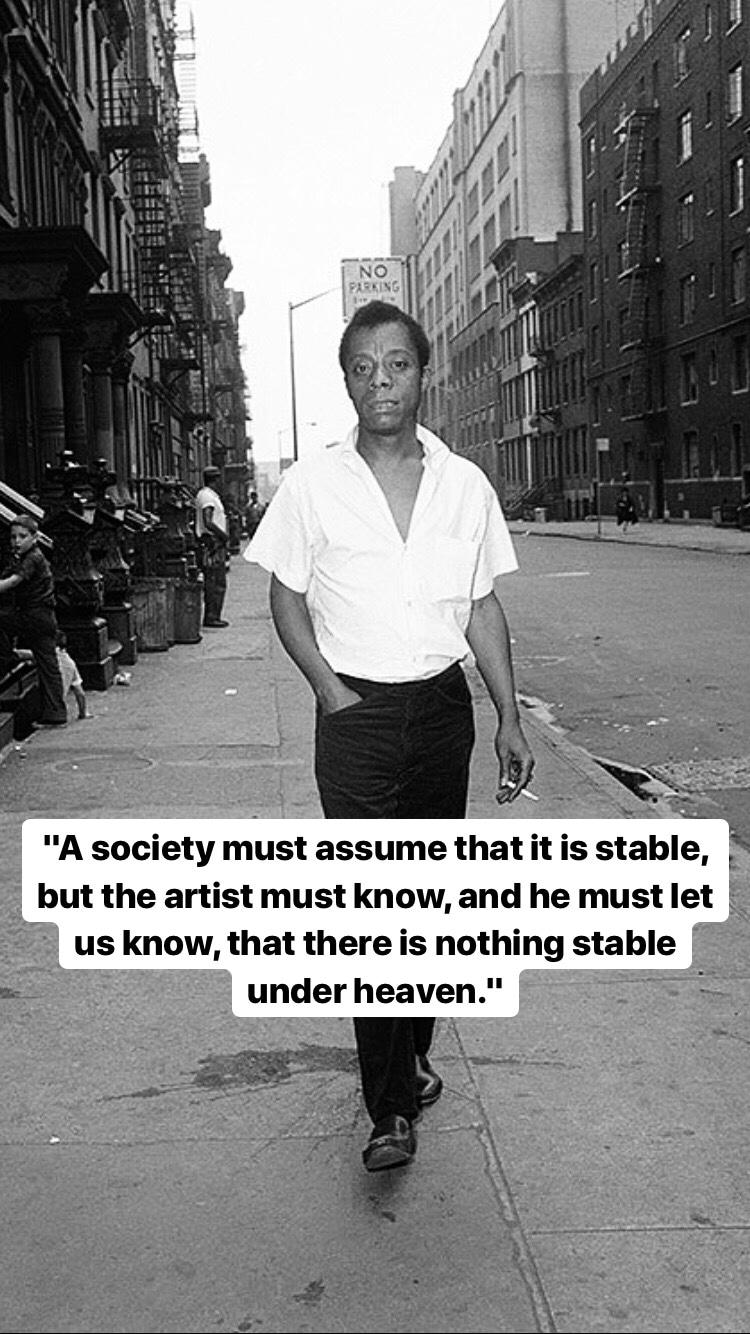 Photo of James Baldwin