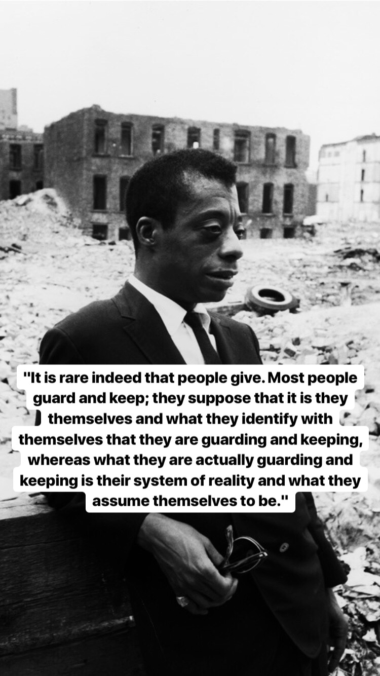 Photo of James Baldwin