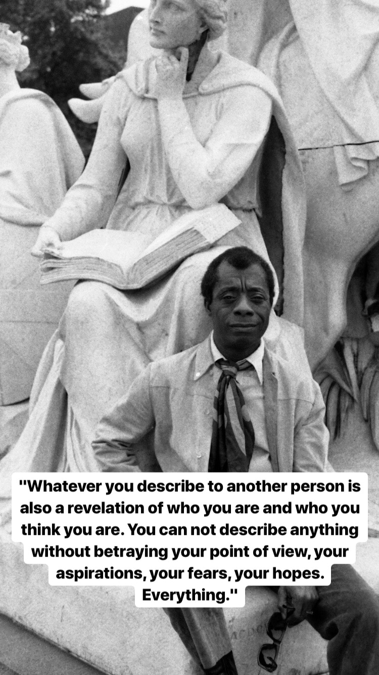 Photo of James Baldwin
