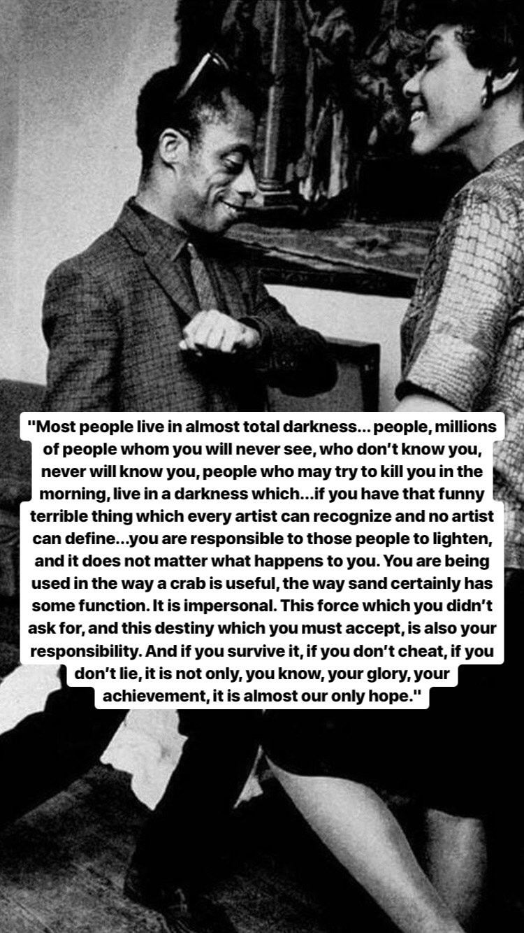 Photo of James Baldwin