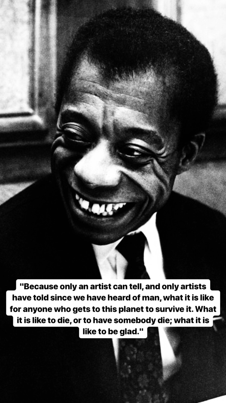 Photo of James Baldwin