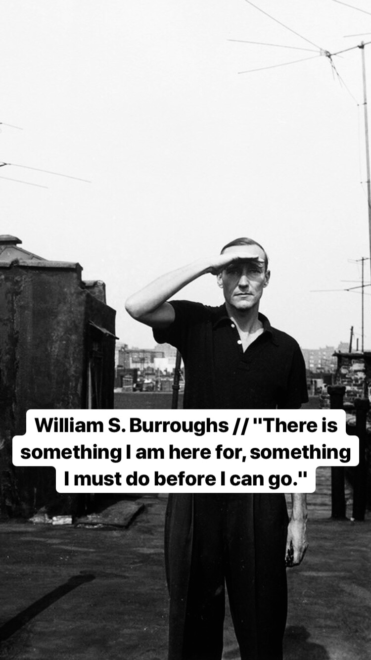 Photo of William S. Burroughs