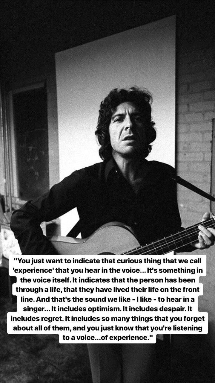 Photo of Leonard Cohen