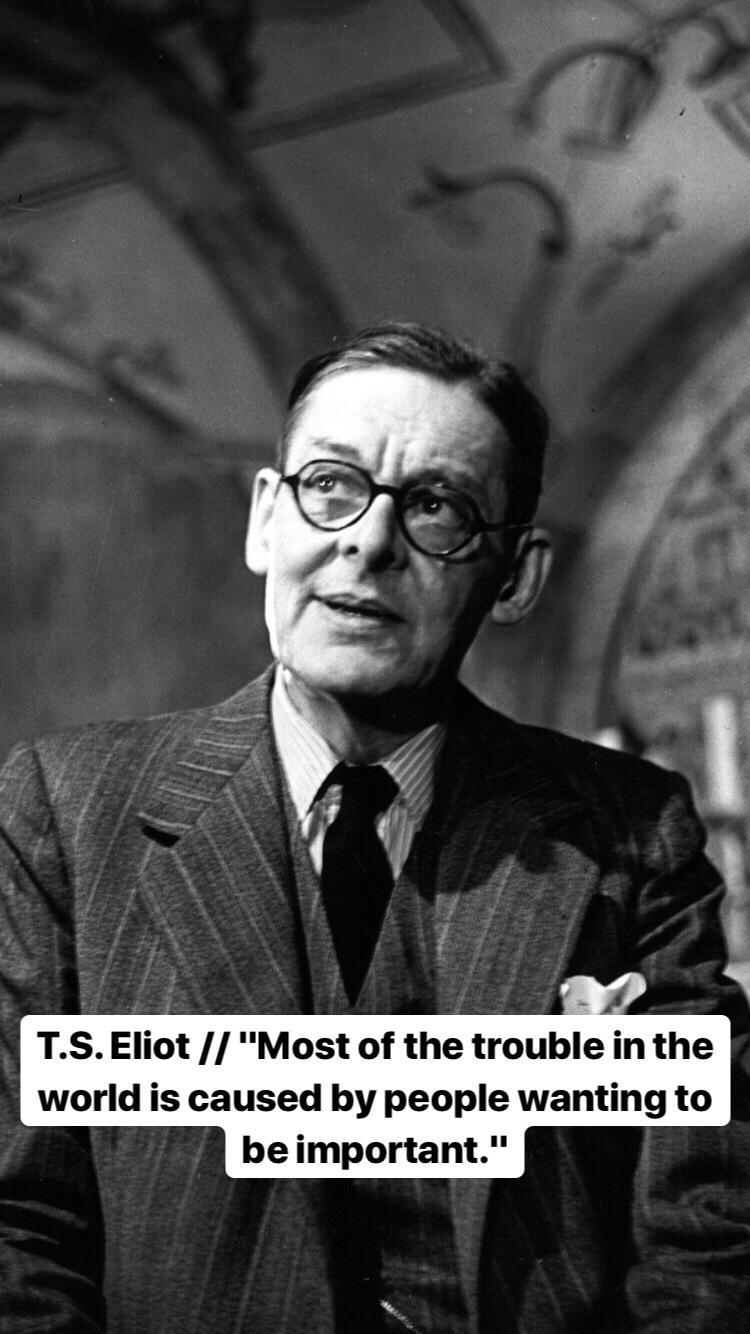 Photo of T.S. Eliot