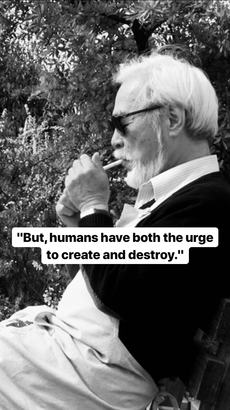 Photo of Hayao Miyazaki