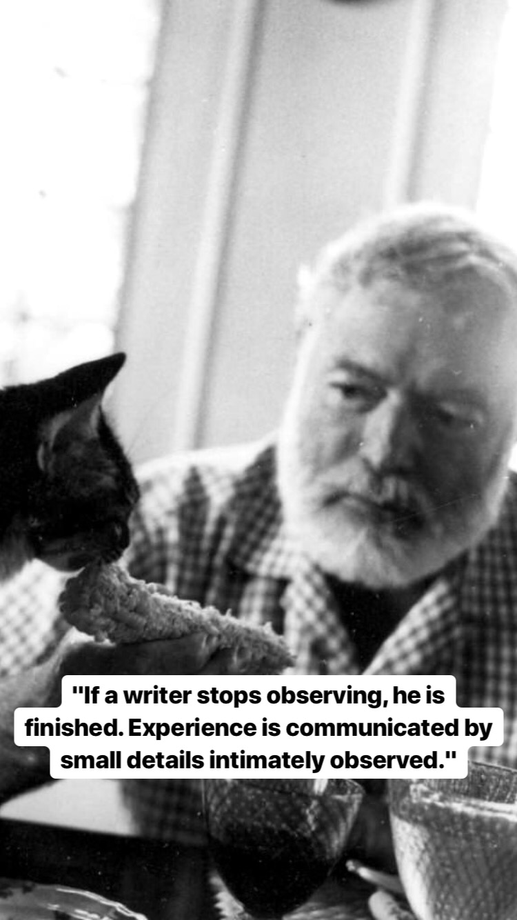 Photo of Ernest Hemingway
