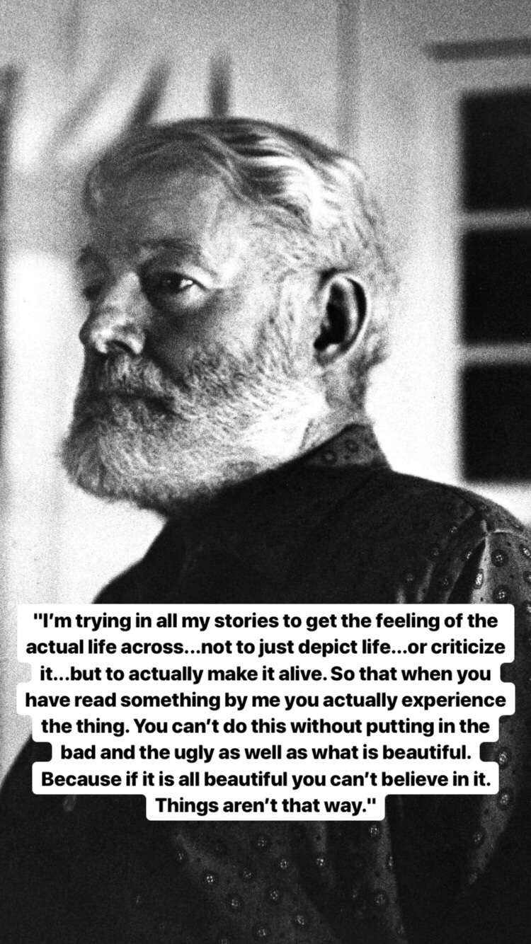 Photo of Ernest Hemingway