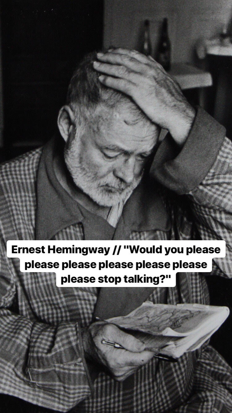 Photo of Ernest Hemingway