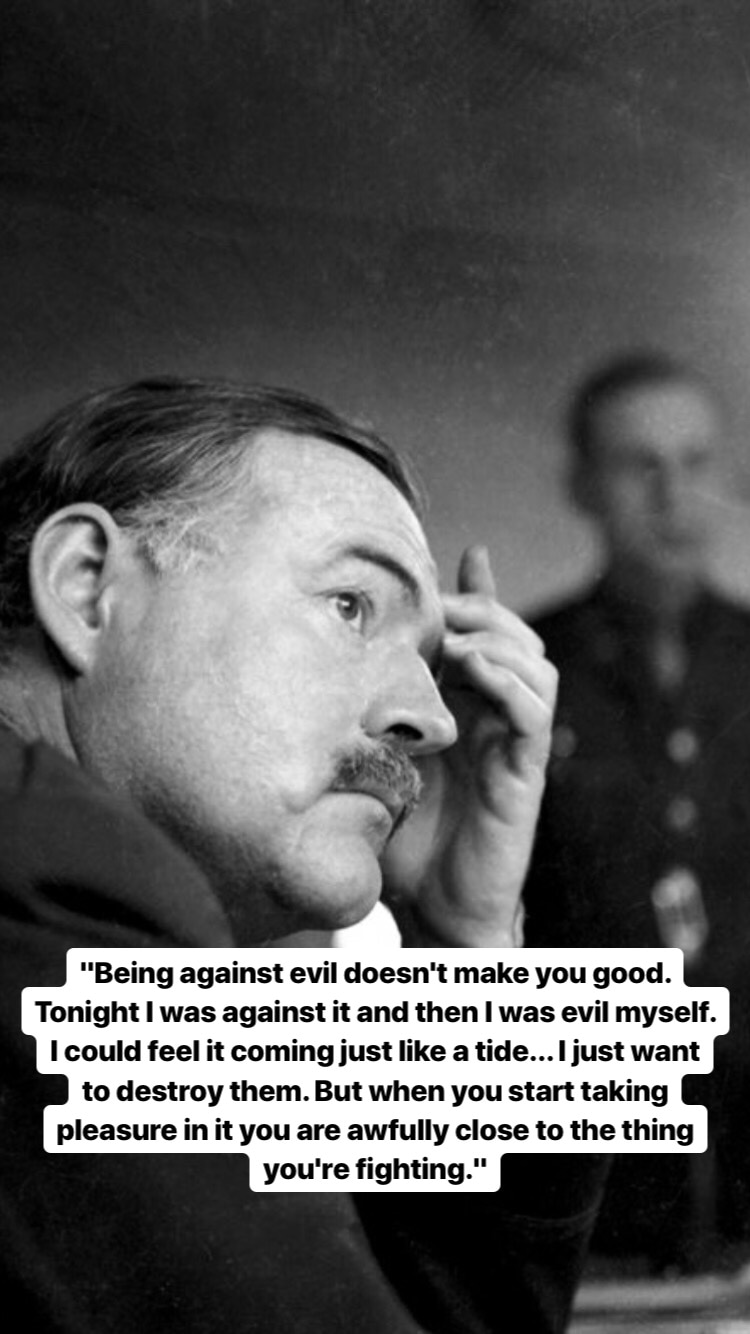 Photo of Ernest Hemingway