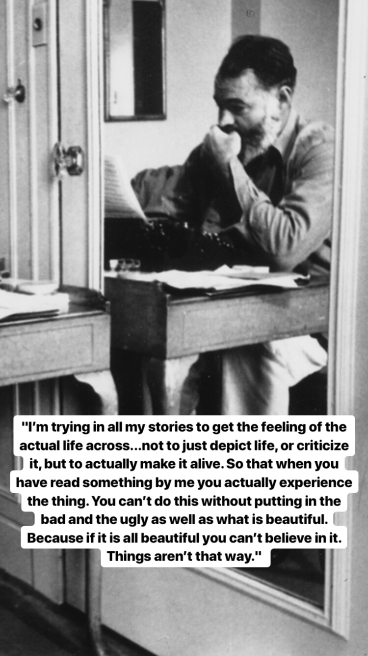 Photo of Ernest Hemingway