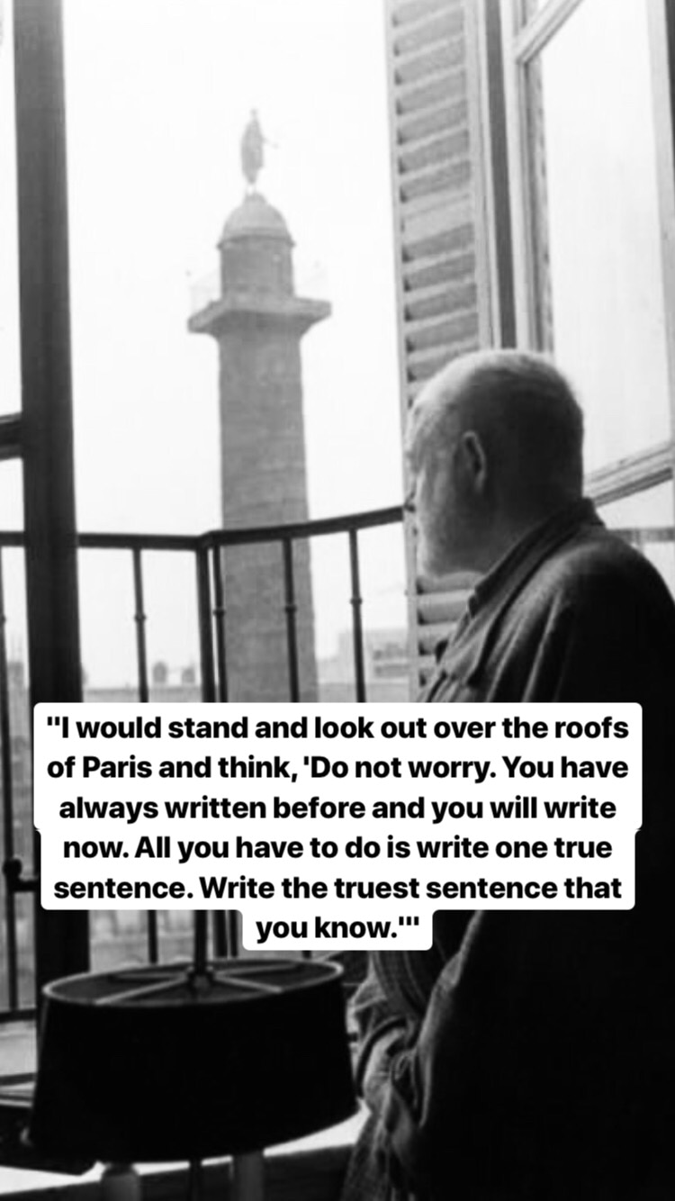 Photo of Ernest Hemingway