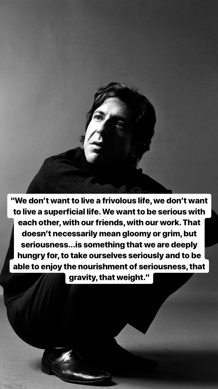 Photo of Leonard Cohen