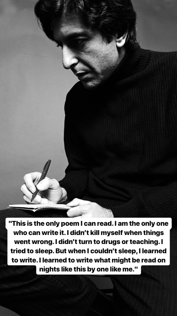 Photo of Leonard Cohen