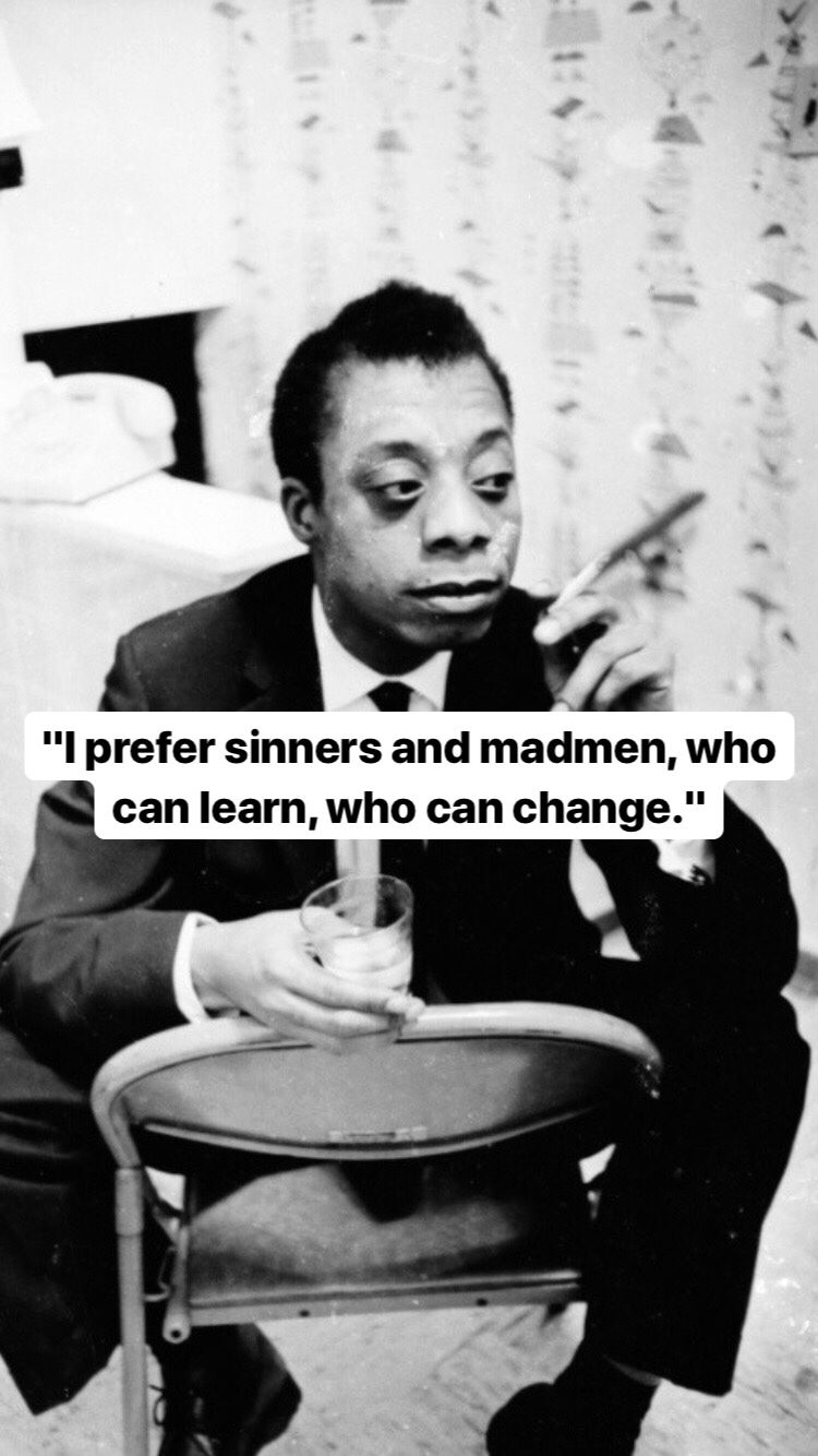 Photo of James Baldwin