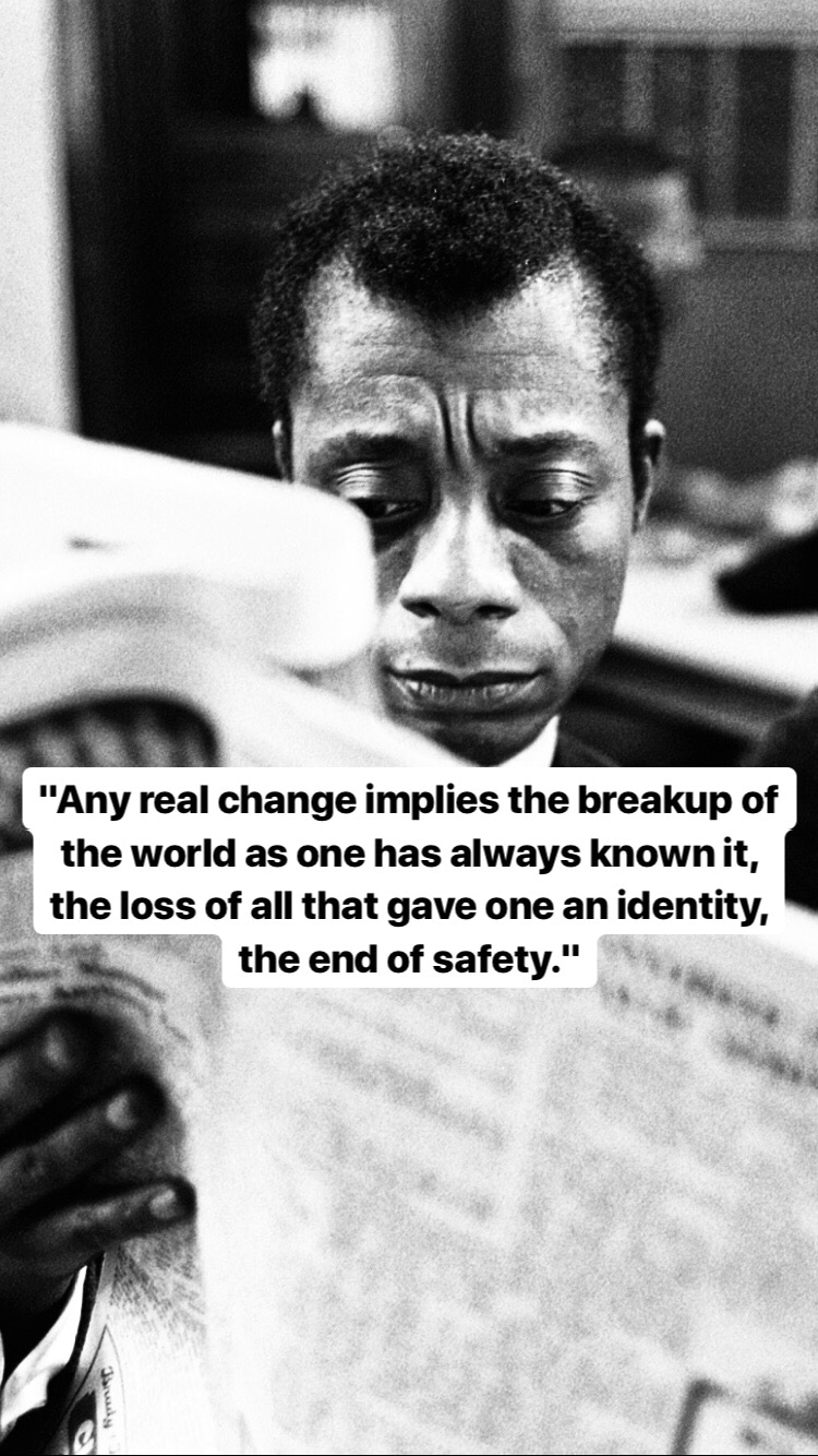 Photo of James Baldwin