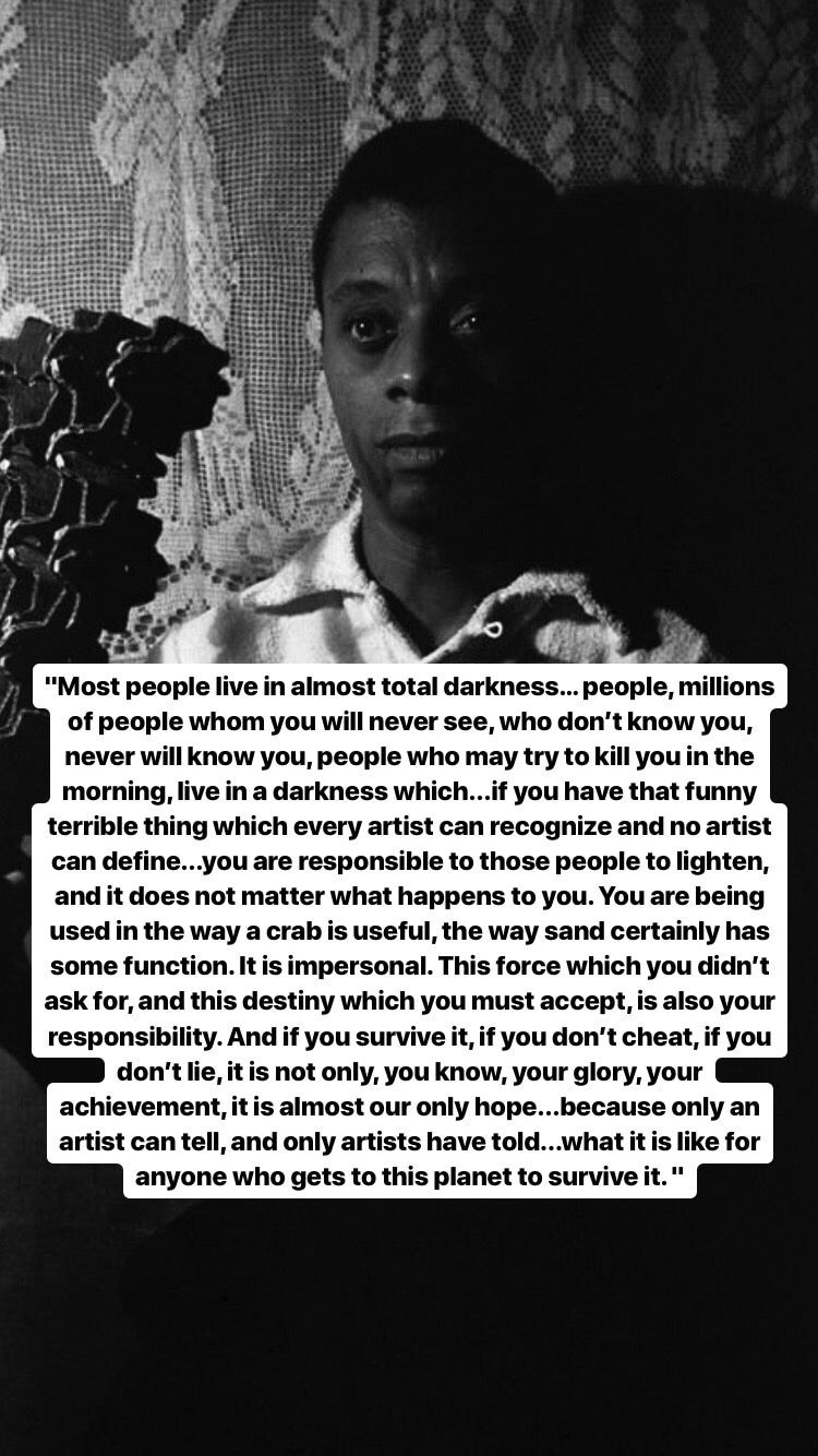 Photo of James Baldwin