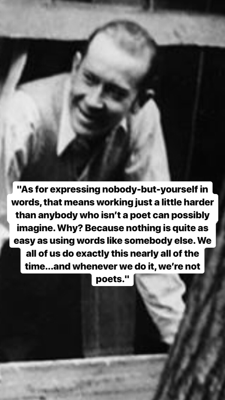 Photo of E.E. Cummings