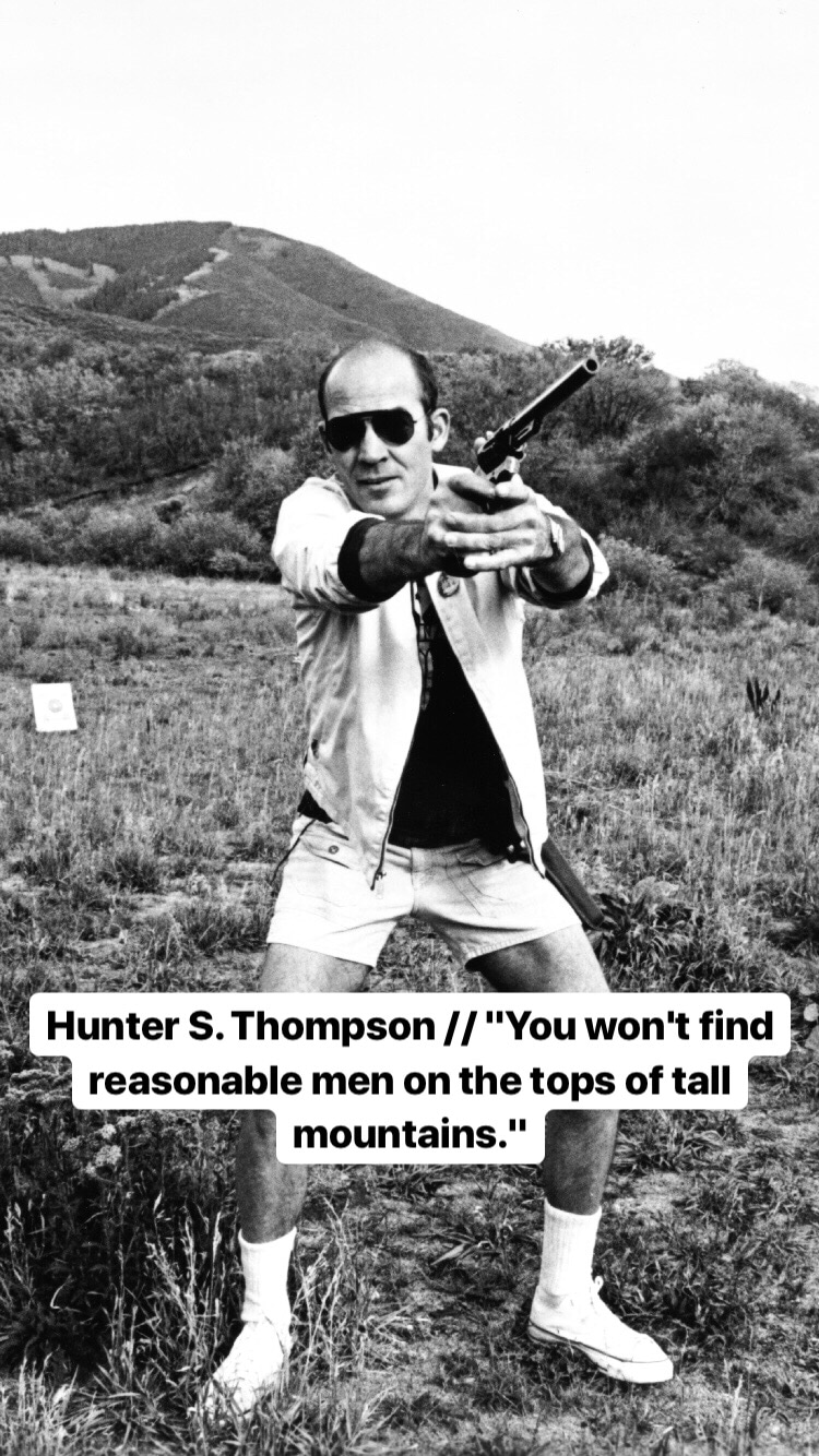 Photo of Hunter S. Thompson