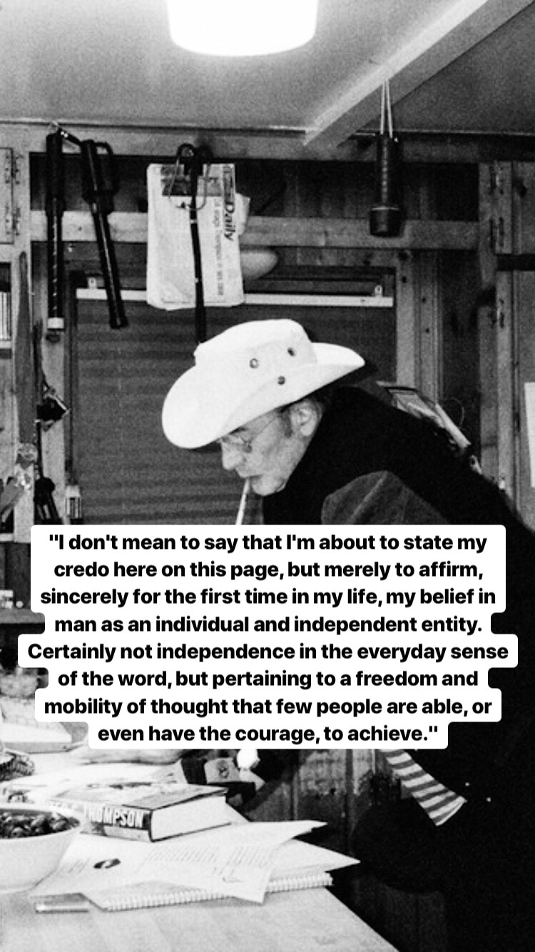 Photo of Hunter S. Thompson