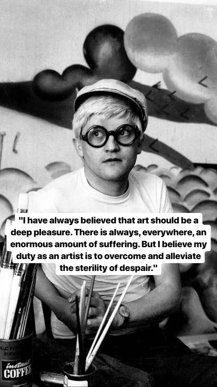 Photo of David Hockney