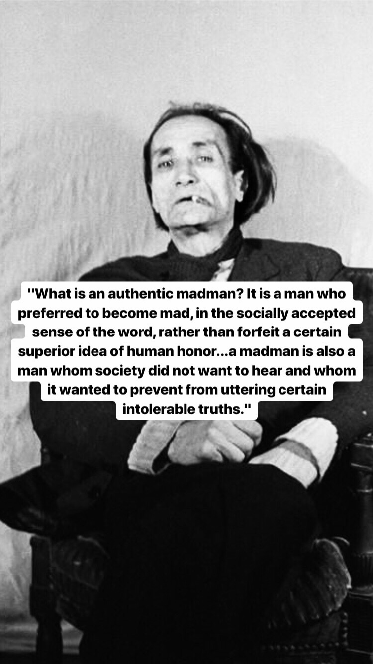 Photo of Antonin Artaud